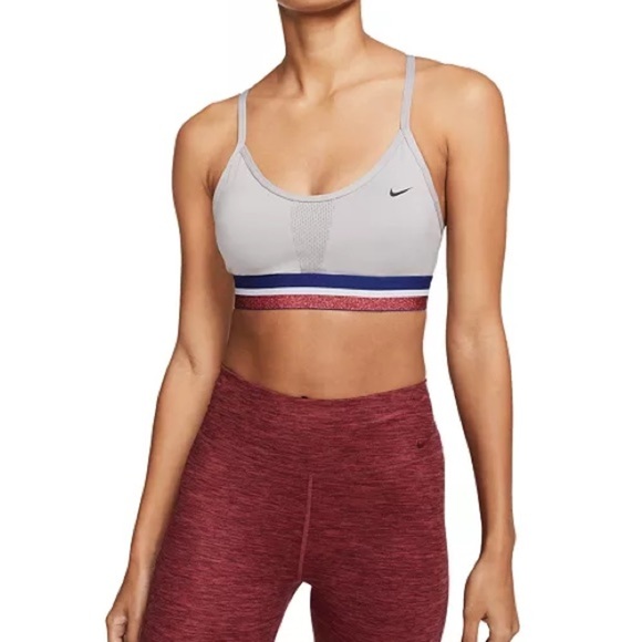 Nike Indy Icon Clash Light Support Dri Fit Sports Bra - Picture 2 of 11